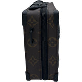 ルイ・ヴィトン LOUIS VUITTON ソフトトランク M45935 ブラウン モノグラム・マカサー メンズ ハンドバッグ