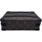 ルイ・ヴィトン LOUIS VUITTON ソフトトランク M45935 ブラウン モノグラム・マカサー メンズ ハンドバッグ