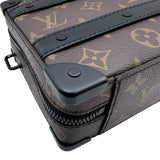 ルイ・ヴィトン LOUIS VUITTON ソフトトランク M45935 ブラウン モノグラム・マカサー メンズ ハンドバッグ