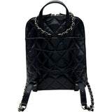 シャネル CHANEL マトラッセ バックパック AS3332 ブラック ゴールド金具 シャイニーカーフスキン レディース リュック・デイパック
