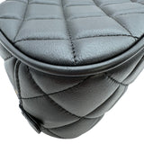 シャネル CHANEL ミニボーリングバッグ AS5572 ブラック ゴールド金具 カーフスキン レディース ショルダーバッグ