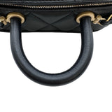 シャネル CHANEL ミニボーリングバッグ AS5572 ブラック ゴールド金具 カーフスキン レディース ショルダーバッグ