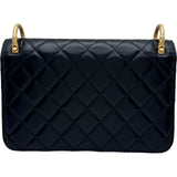 シャネル CHANEL マトラッセ スモール フラップバッグ AS2715 ブラック ゴールド金具 カーフスキン レディース ショルダーバッグ