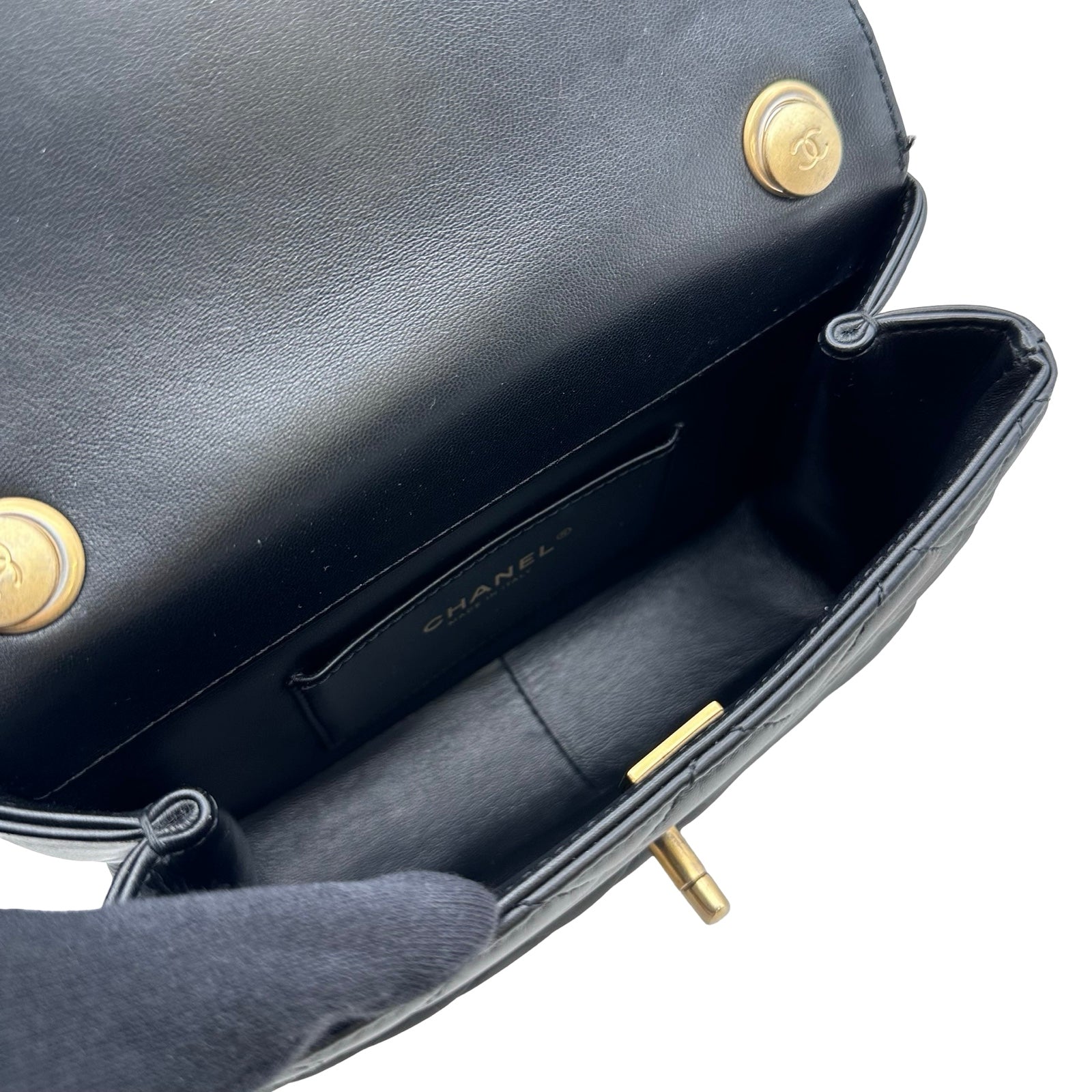シャネル CHANEL シングル ミニ フラップ チェーンショルダー AS3731