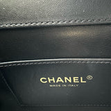 シャネル CHANEL シングル ミニ フラップ チェーンショルダー AS3731 ブラック ゴールド金具 カーフスキン レディース ショルダーバッグ