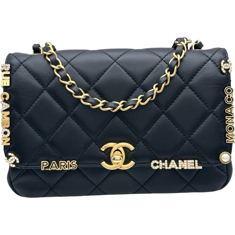 シャネル CHANEL シングル ミニ フラップ チェーンショルダー AS3731