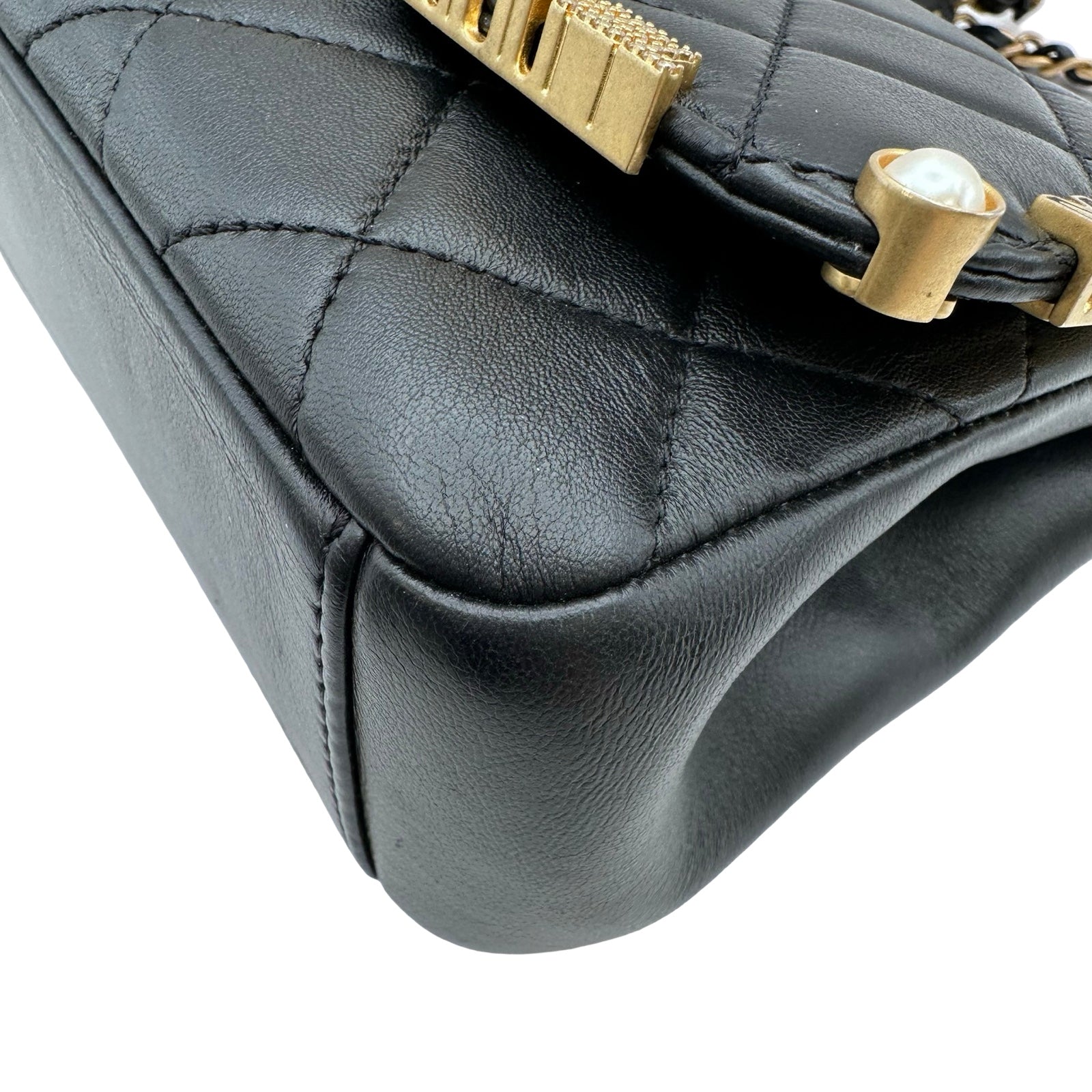 シャネル CHANEL シングル ミニ フラップ チェーンショルダー AS3731