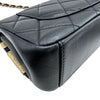 シャネル CHANEL シングル ミニ フラップ チェーンショルダー AS3731 ブラック ゴールド金具 カーフスキン レディース ショルダーバッグ
