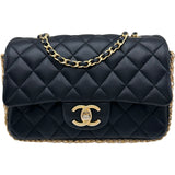 シャネル CHANEL スモール フラップバッグ AS1740 29番台 ブラック ゴールド金具 ラムスキン レディース ショルダーバッグ