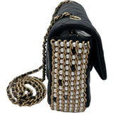 シャネル CHANEL スモール フラップバッグ AS1740 29番台 ブラック ゴールド金具 ラムスキン レディース ショルダーバッグ