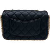 シャネル CHANEL スモール フラップバッグ AS1740 29番台 ブラック ゴールド金具 ラムスキン レディース ショルダーバッグ