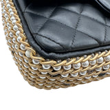 シャネル CHANEL スモール フラップバッグ AS1740 29番台 ブラック ゴールド金具 ラムスキン レディース ショルダーバッグ