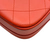 シャネル CHANEL トップハンドルフラップバッグ A93676 23番台 レッド/シルバー金具 カーフスキン レディース ショルダーバッグ