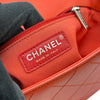 シャネル CHANEL トップハンドルフラップバッグ A93676 23番台 レッド/シルバー金具 カーフスキン レディース ショルダーバッグ