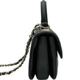 シャネル CHANEL トレンディCCマトラッセトップバンドル AS4654 ブラック/ゴールド金具 ラムスキン レディース ショルダーバッグ