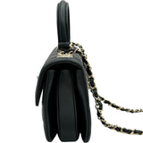 シャネル CHANEL トレンディCCマトラッセトップバンドル AS4654 ブラック/ゴールド金具 ラムスキン レディース ショルダーバッグ