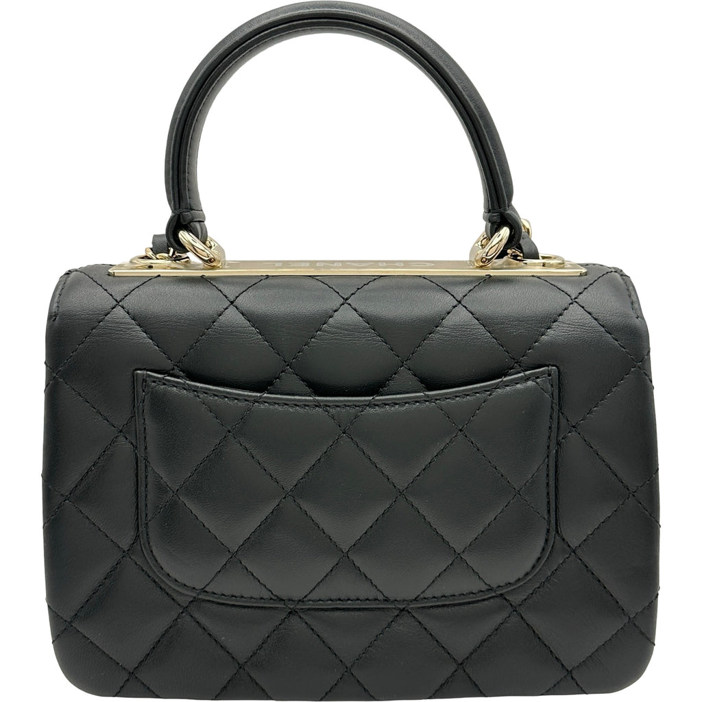 シャネル CHANEL トレンディCCマトラッセトップバンドル AS4654 ブラック/ゴールド金具 ラムスキン レディース ショルダーバッグ シャネル CHANEL トレンディCCマトラッセトップバンドル AS4654