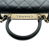 シャネル CHANEL トレンディCCマトラッセトップバンドル AS4654 ブラック/ゴールド金具 ラムスキン レディース ショルダーバッグ
