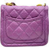シャネル CHANEL マトラッセフラップバッグ AS2054 30番台 パープル/ゴールド金具 ラムスキン レディース ショルダーバッグ