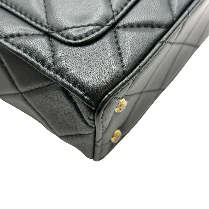 シャネル CHANEL スモールボックスバッグ AS2877 ブラック/ゴールド