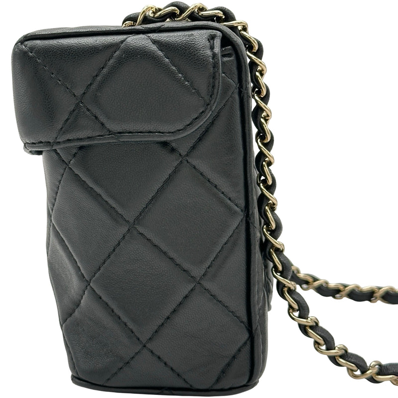 シャネル CHANEL スモールボックスバッグ AS2877 ブラック/ゴールド金具 ラムスキン レディース ショルダーバッグ シャネル CHANEL スモールボックスバッグ AS2877 ブラック/ゴールド