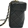 シャネル CHANEL スモールボックスバッグ AS2877 ブラック/ゴールド金具 ラムスキン レディース ショルダーバッグ