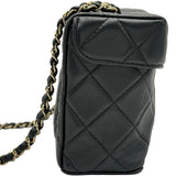 シャネル CHANEL スモールボックスバッグ AS2877 ブラック/ゴールド金具 ラムスキン レディース ショルダーバッグ