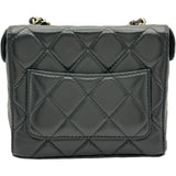 シャネル CHANEL スモールボックスバッグ AS2877 ブラック/ゴールド金具 ラムスキン レディース ショルダーバッグ