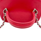 シャネル CHANEL ココマークパニティショルダー AS1352 29番台 ピンク/シルバー金具 ラタン/カーフ レディース ショルダーバッグ