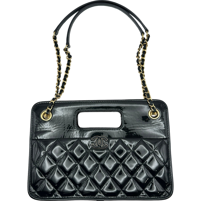 シャネル CHANEL スモールショッピングバッグ AS4037 ブラック