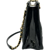シャネル CHANEL スモールショッピングバッグ AS4037 ブラック/ゴールド金具 パテントカーフスキン レディース ショルダーバッグ