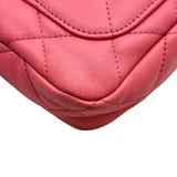 シャネル CHANEL マトラッセスモールフラップバッグ AS3213 ピンク/ゴールド金具 ラムスキン レディース ショルダーバッグ
