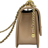 シャネル CHANEL マトラッセミニフラップバッグ AS2615 ベージュ/ゴールド金具 ラムスキン レディース ショルダーバッグ