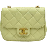 シャネル CHANEL マトラッセミニフラップバッグ AS2790 ライトイエロー/ゴールド金具 シャイニーエイジドゴートスキン レディース ショルダーバッグ