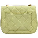 シャネル CHANEL マトラッセミニフラップバッグ AS2790 ライトイエロー/ゴールド金具 シャイニーエイジドゴートスキン レディース ショルダーバッグ