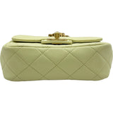 シャネル CHANEL マトラッセミニフラップバッグ AS2790 ライトイエロー/ゴールド金具 シャイニーエイジドゴートスキン レディース ショルダーバッグ