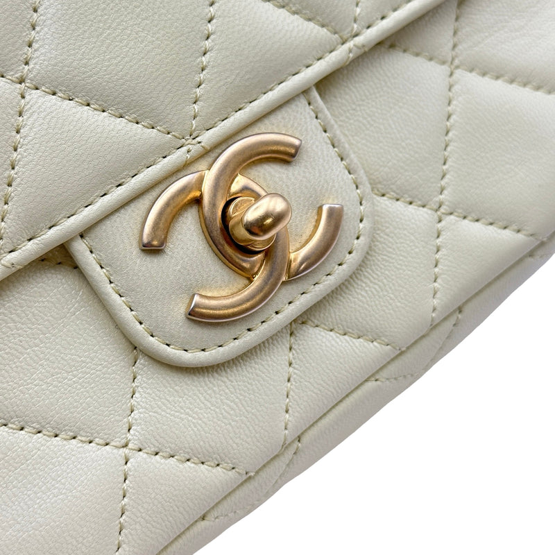 シャネル CHANEL マトラッセミニフラップバッグ AS2790 ライトイエロー