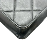 シャネル CHANEL ラージココマークショルダー AS4949 ブラック/ゴールド金具 キャビアスキン レディース ショルダーバッグ