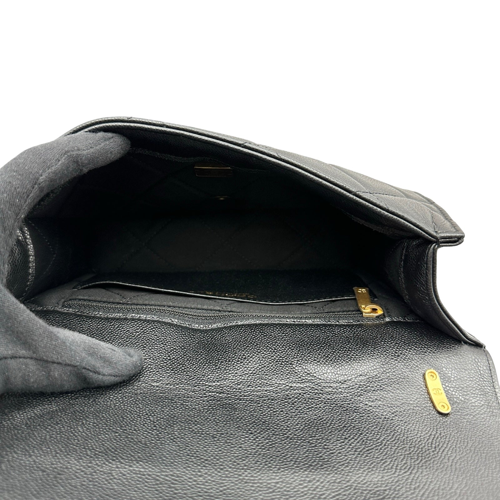 シャネル CHANEL ラージココマークショルダー AS4949 ブラック 