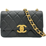 シャネル CHANEL ラージココマークショルダー AS4949 ブラック/ゴールド金具 キャビアスキン レディース ショルダーバッグ