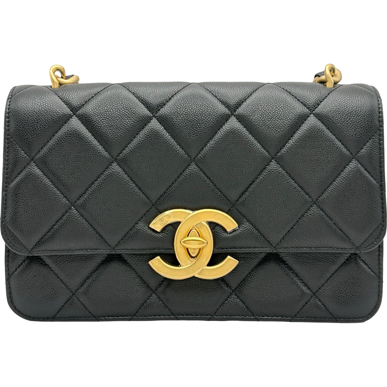 シャネル CHANEL ラージココマークショルダー AS4949 ブラック