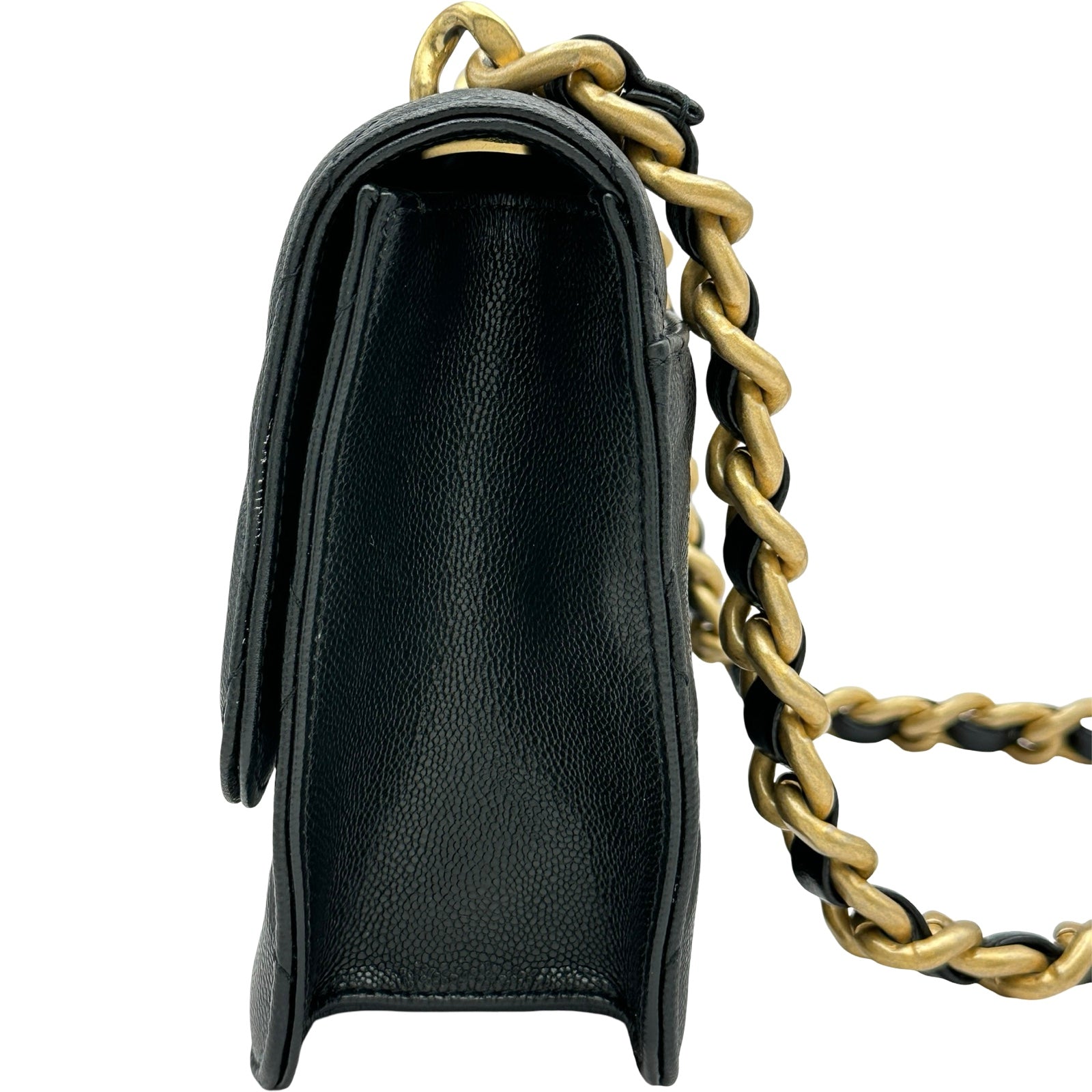 シャネル CHANEL ラージココマークショルダー AS4949 ブラック