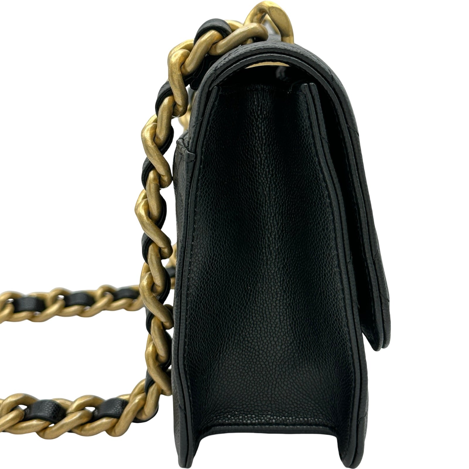 シャネル CHANEL ラージココマークショルダー AS4949 ブラック
