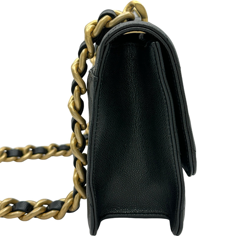 シャネル CHANEL ラージココマークショルダー AS4949 ブラック