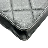 シャネル CHANEL ラージココマークショルダー AS4949 ブラック/ゴールド金具 キャビアスキン レディース ショルダーバッグ