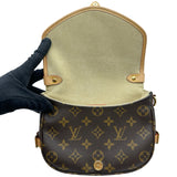 ルイ・ヴィトン LOUIS VUITTON ソミュールBB M46740 ブラウン モノグラムキャンバス レディース ショルダーバッグ