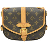 ルイ・ヴィトン LOUIS VUITTON ソミュールBB M46740 ブラウン モノグラムキャンバス レディース ショルダーバッグ