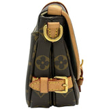 ルイ・ヴィトン LOUIS VUITTON ソミュールBB M46740 ブラウン モノグラムキャンバス レディース ショルダーバッグ
