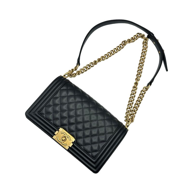 シャネル CHANEL ボーイシャネル25 A67086 ブラック/ゴールド金具