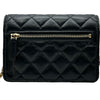 シャネル CHANEL 2.55 ミニ チェーンウォレット AP1764 ブラック ゴールド金具 エイジドカーフ レディース ショルダーバッグ